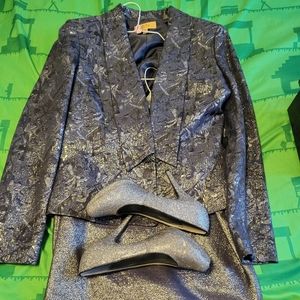 Women Dress Suit set with shoes